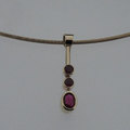9ct ruby necklace