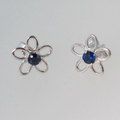 18ct sapphire earrings