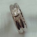 18ct white gold diamond combined weddingengagement ring