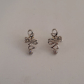 9ct diamond Celtic Swirl earrings
