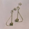 9ct uncut diamond earrings