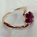 Flowing amethyst 9ct gold