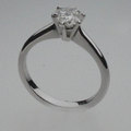 Gold diamond engagement ring