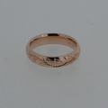 Bespoke 18ct rose gold wedding ring
