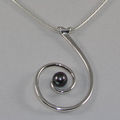 Organic spiral necklace