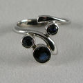 Sapphire and 9ct White Gold Ring