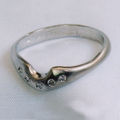 Bespoke wedding ring fitting an engagement ring