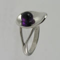 Silver Amethyst Ring