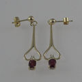 18ct Ruby earrings